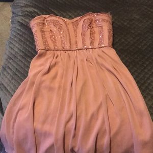Strapless dress